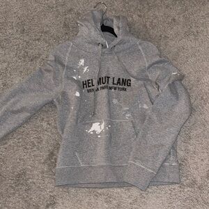 Helmut Lang Gray Men's Sweater